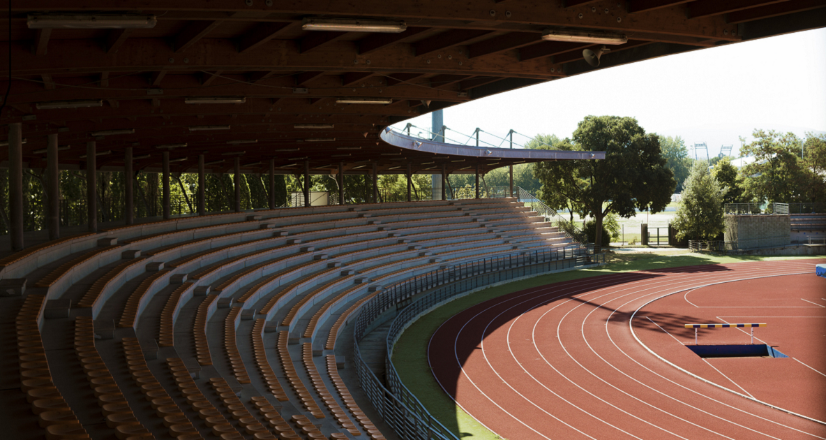 Stadio e pista di atletica leggera